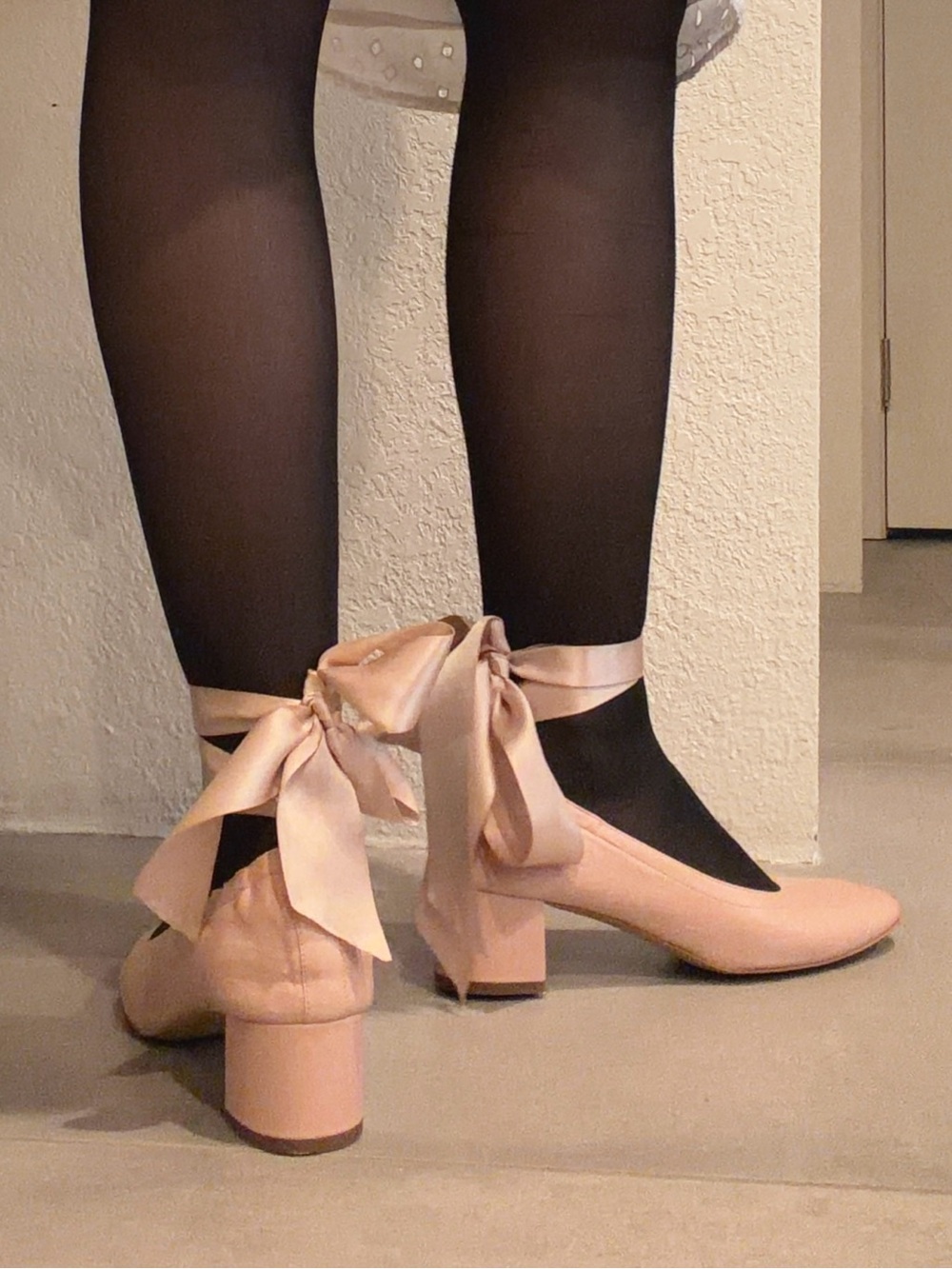 Everlane leather day ballet heel pale pink - Picture 3 of 10
